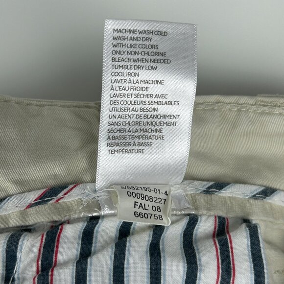 Old Navy Pants Mens 38x31* Khakis Beige Flat Front Baggy Cotton Casual Trousers - Picture 14 of 14